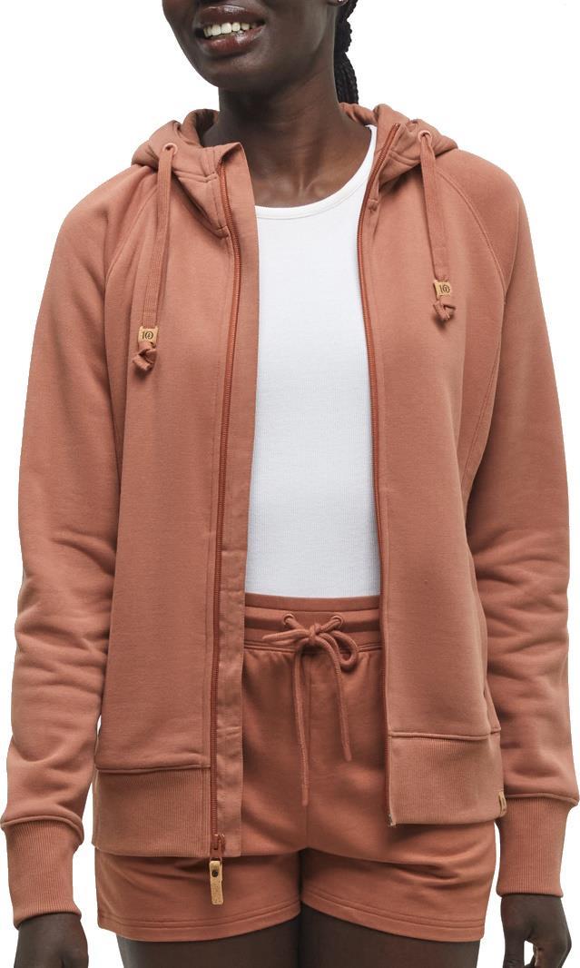 Elm Zip Hoodie - Womens - clay tile 1