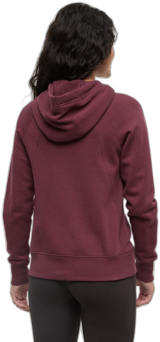 Elm Zip Hoodie - Womens - deep burgundy 1
