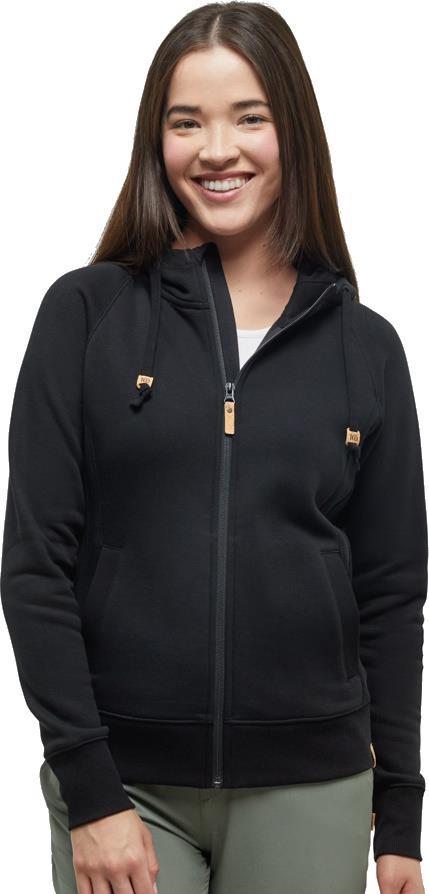 Elm Zip Hoodie - Womens - meteorite black 1
