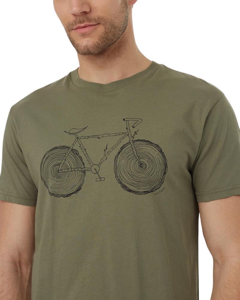 Elms T-Shirt - Mens - Deep Lichen Green / Meteorite Black 2
