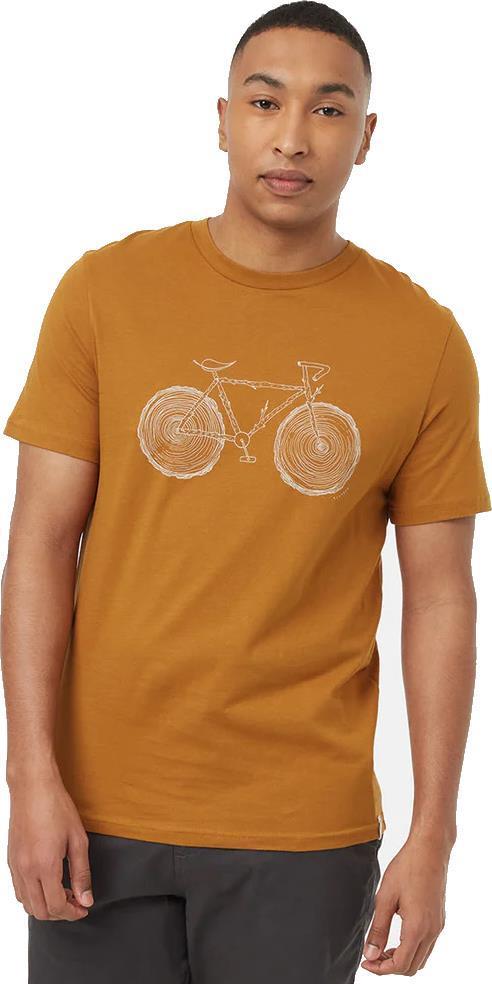Elms T-Shirt - Mens - Golden Brown / Silver Cloud Grey 1