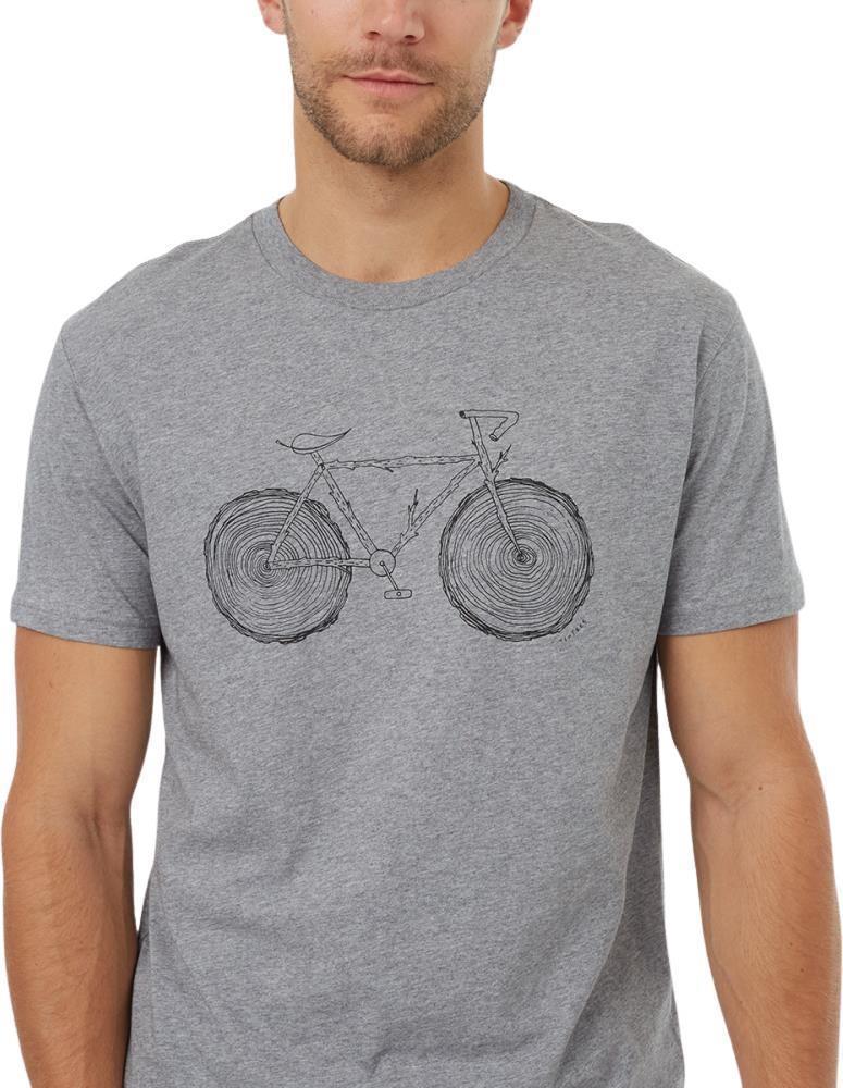 Elms T-Shirt - Mens - Grey Heather / Meteorite Black 2