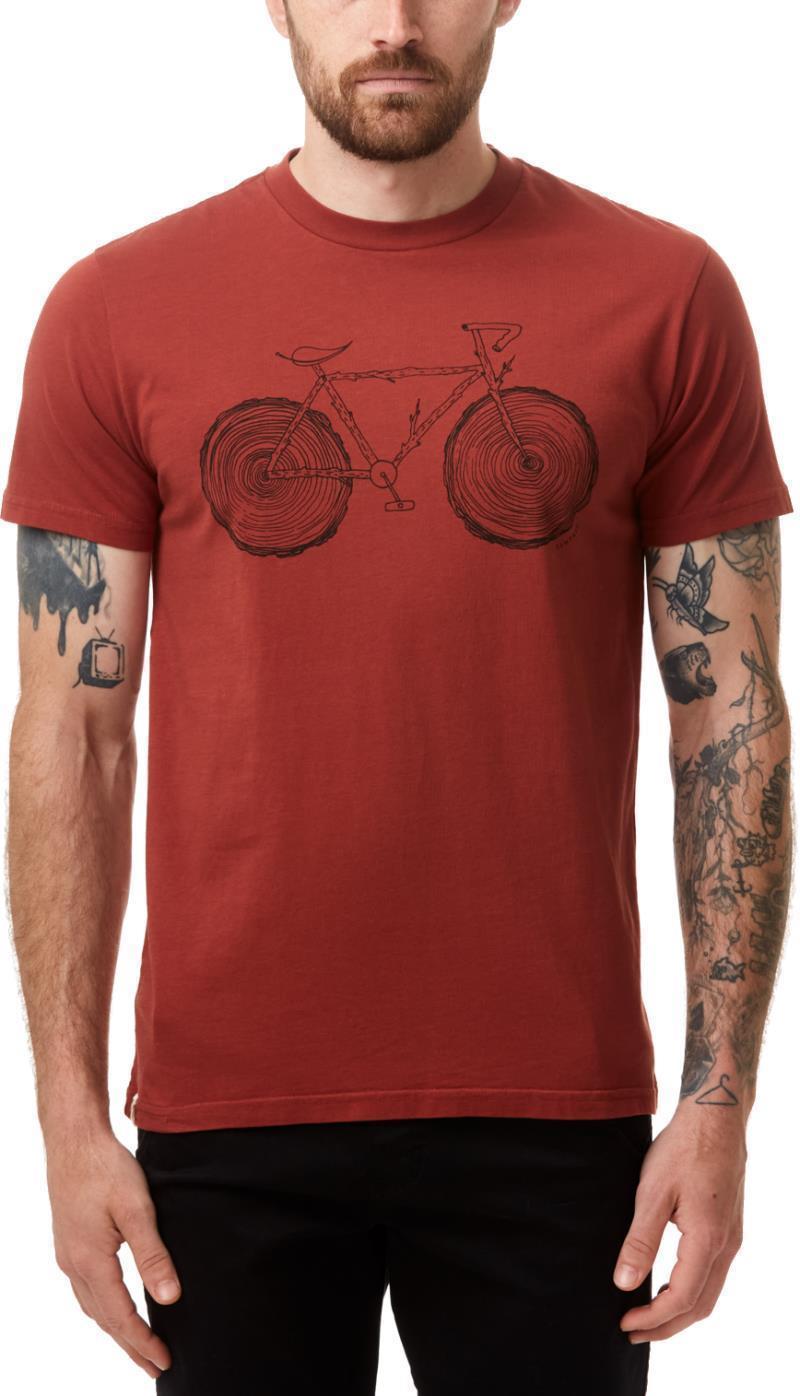 Elms T-Shirt - Mens - Henna Red 1