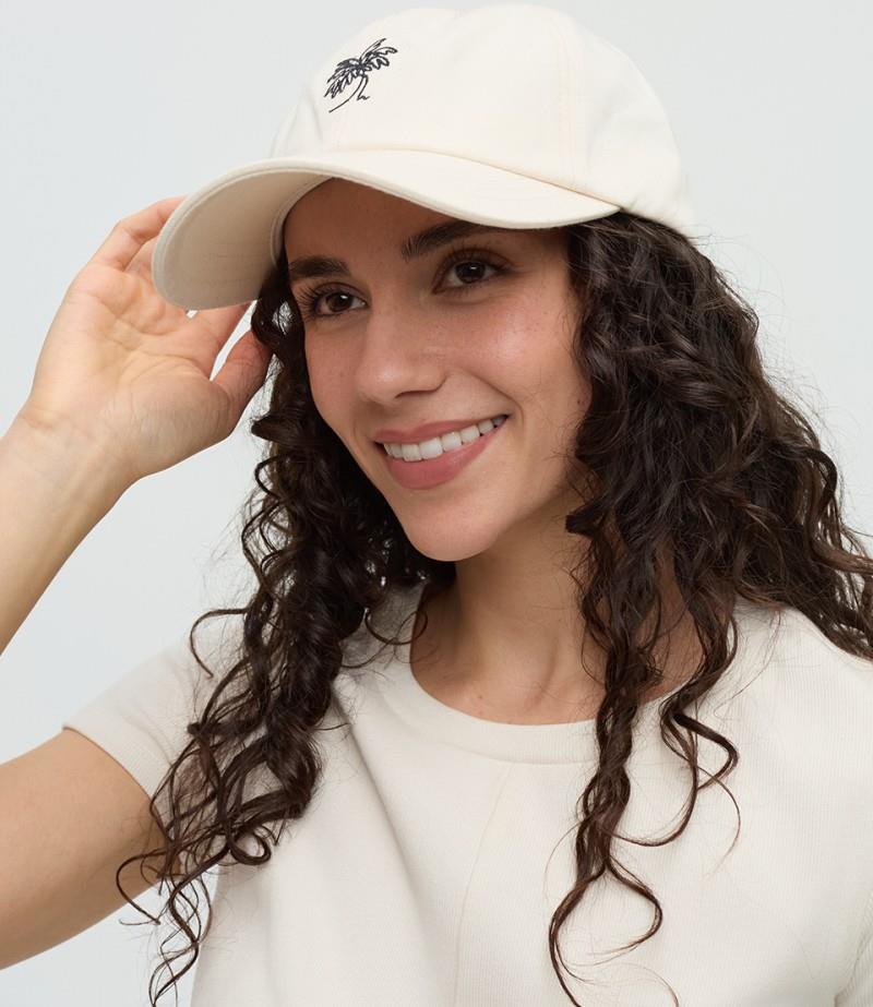 Embroidered Haiti Peak Hat - undyed / graphite 1
