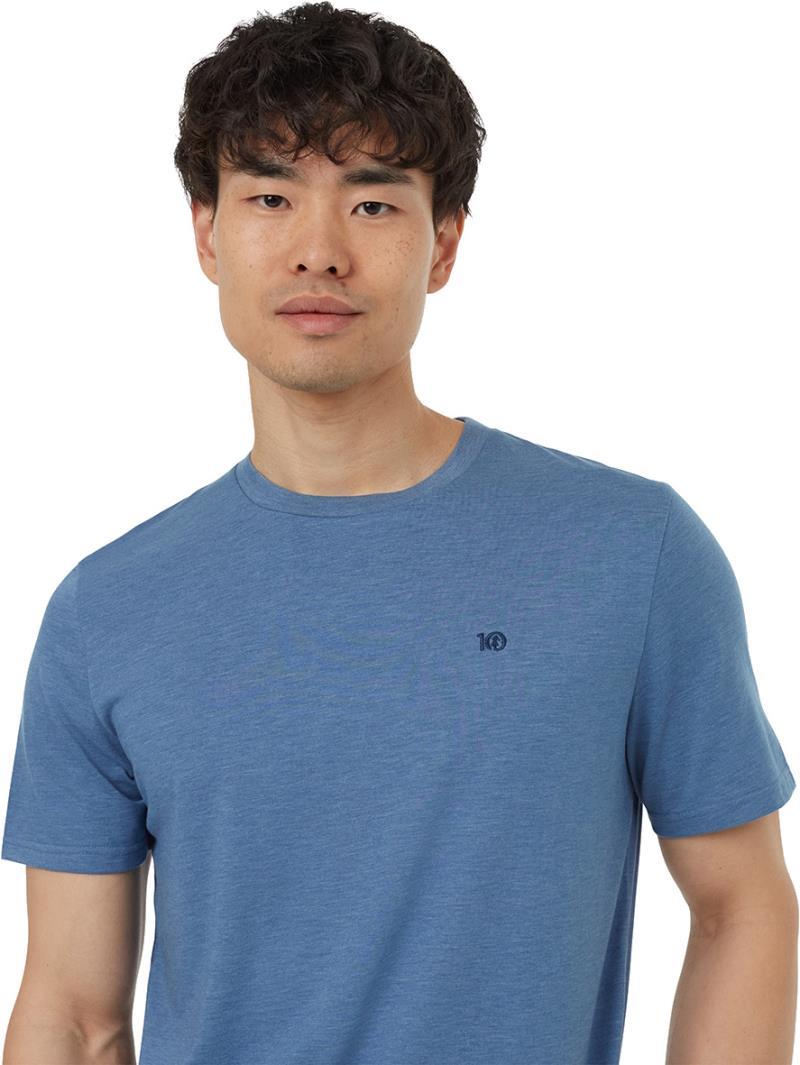 Embroidered Ten Classic T-Shirt - Mens - canyon blue heather / ensign blue 1