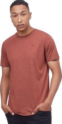 Embroidered Ten Classic T-Shirt - Mens - cherry mahogany heather 1