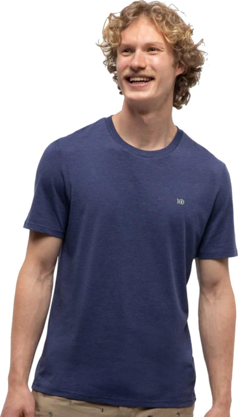 Embroidered Ten Classic T-Shirt - Mens - indigo tide heather / oasis 1