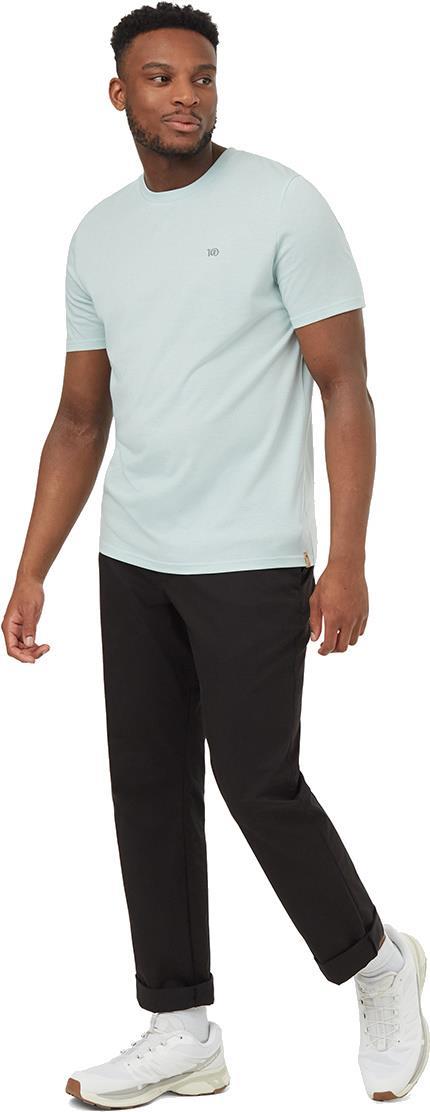 Embroidered Ten Classic T-Shirt - Mens - surf spray heather / misty green 1
