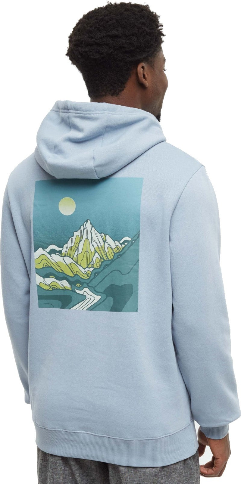 Emerald Edge Hoodie - Mens - blue haze / bistro green 1