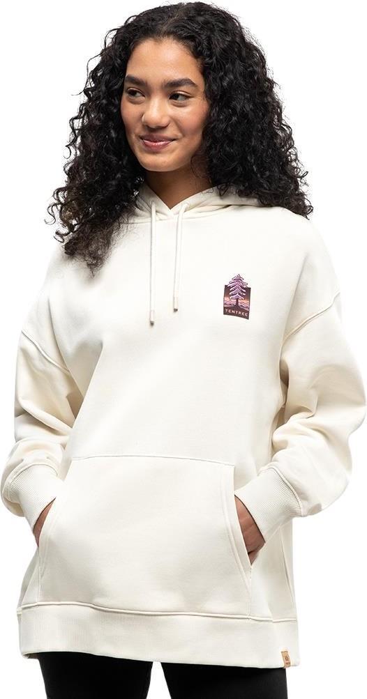 Emerald Edge Oversized Hoodie - Womens - undyed / huckleberry 1