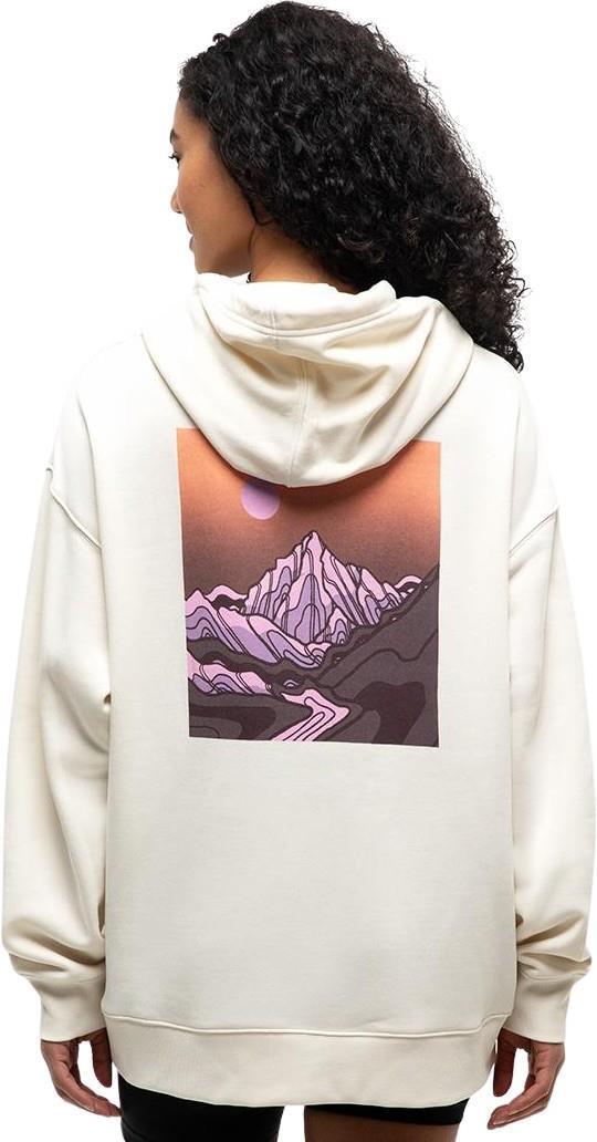 Emerald Edge Oversized Hoodie - Womens - undyed / huckleberry 1