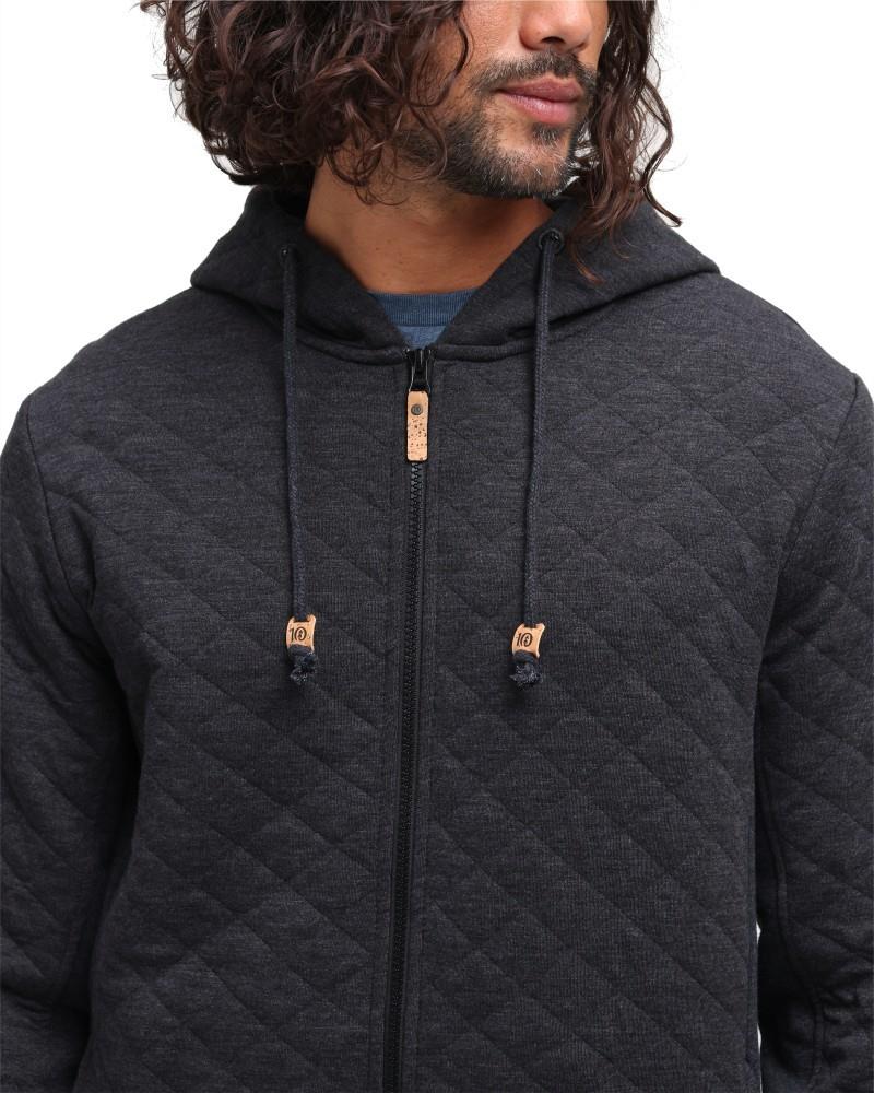 Evans Full Zip - Mens - meteorite black heather 1