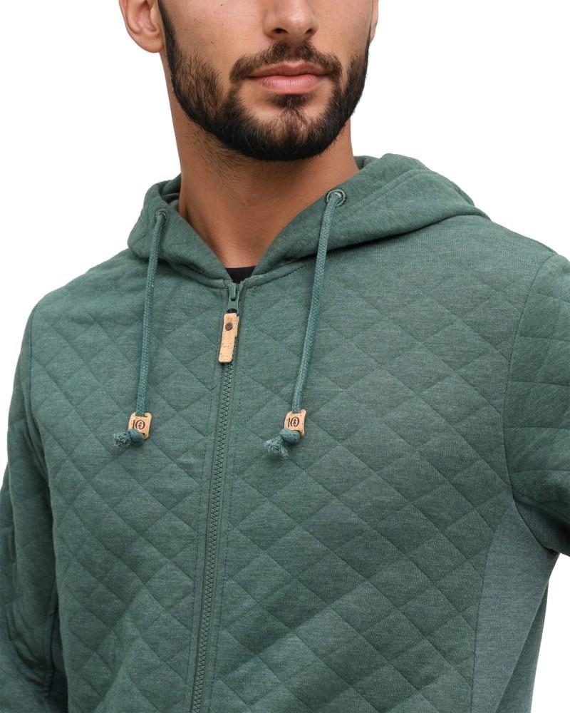 Evans Full Zip - Mens - pine green heather 1