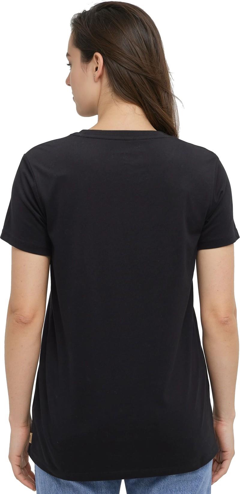 Evergreen Floral T-Shirt - Womens - meteorite black / white oak 1
