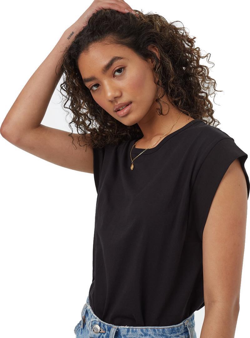 Extended Shoulder Tank - Womens - meteorite black 1
