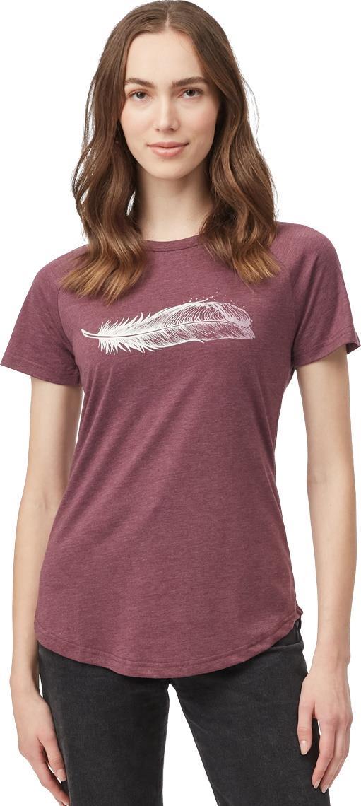 Featherwave SS Tee T-Shirt - Womens - fig heather 1