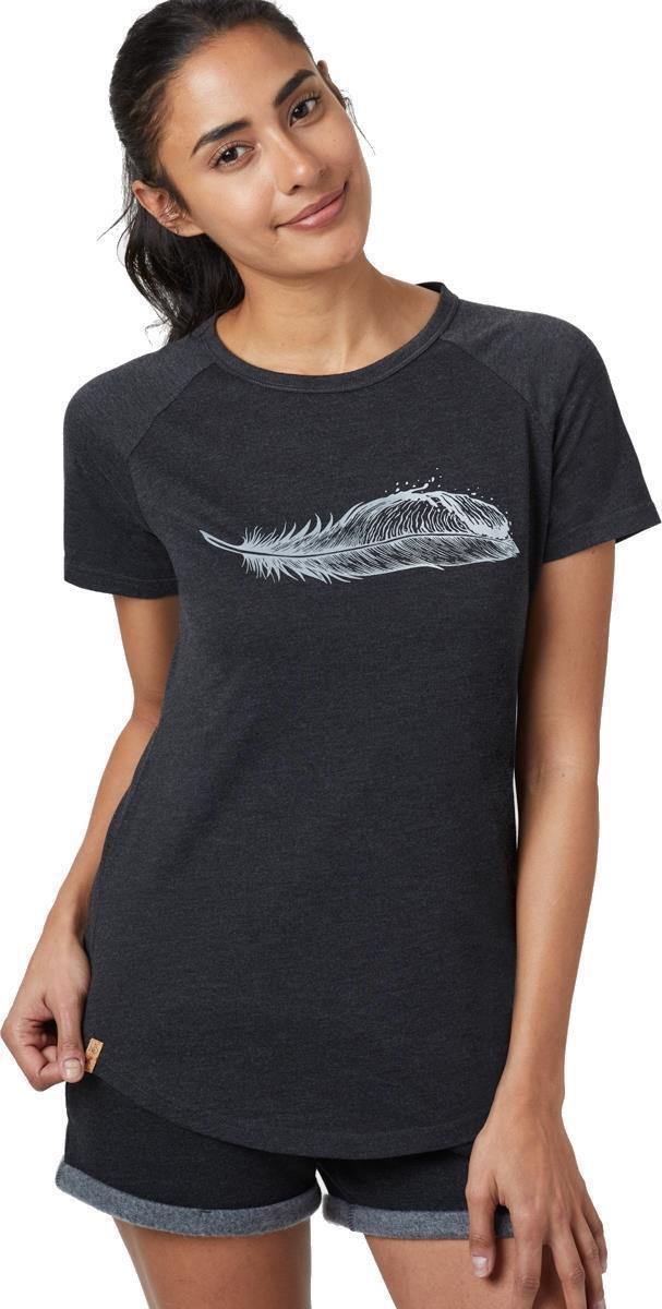 Featherwave SS Tee T-Shirt - Womens - meteorite black heather 1