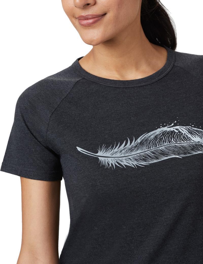Featherwave SS Tee T-Shirt - Womens - meteorite black heather 1