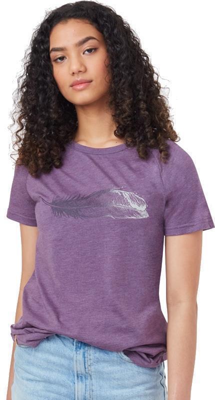 Featherwave SS Tee T-Shirt - Womens - vintage violet heather 1
