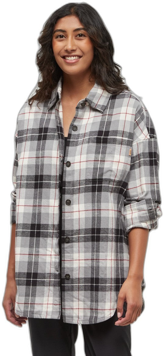 Fernwood Flannel Shirt - Womens - meteorite black / lodge plaid 1