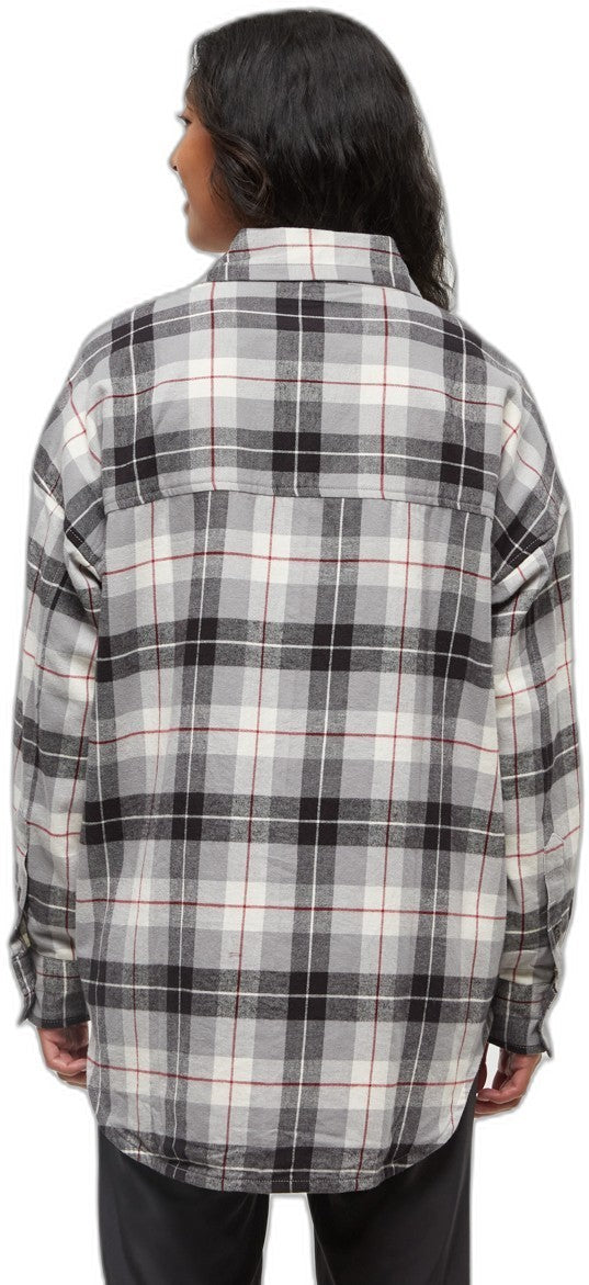 Fernwood Flannel Shirt - Womens - meteorite black / lodge plaid 1