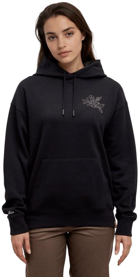 Field Foliage Hoodie - Womens - meteorite black / pale oak 1