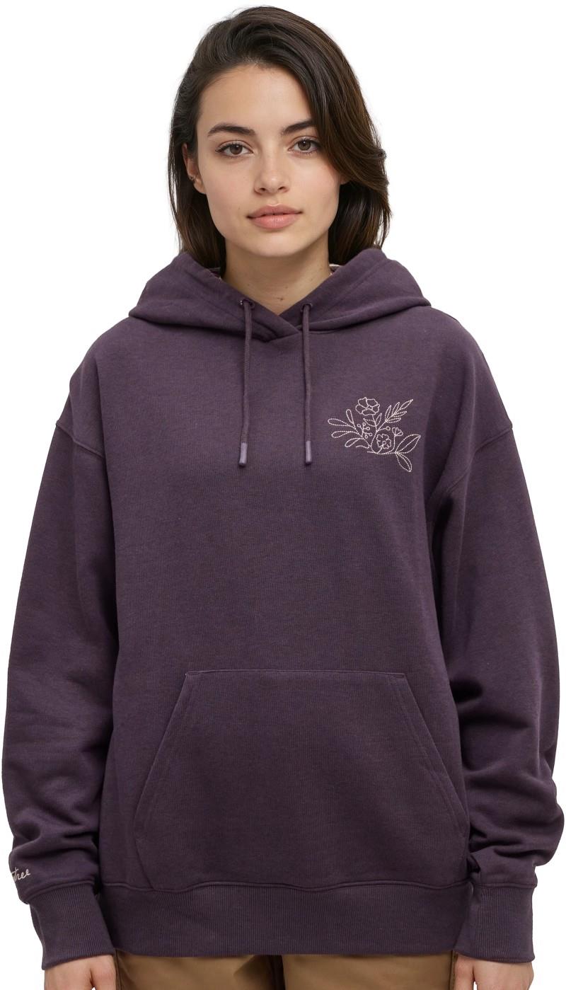 Field Foliage Hoodie - Womens - plum royale / pale oak 1