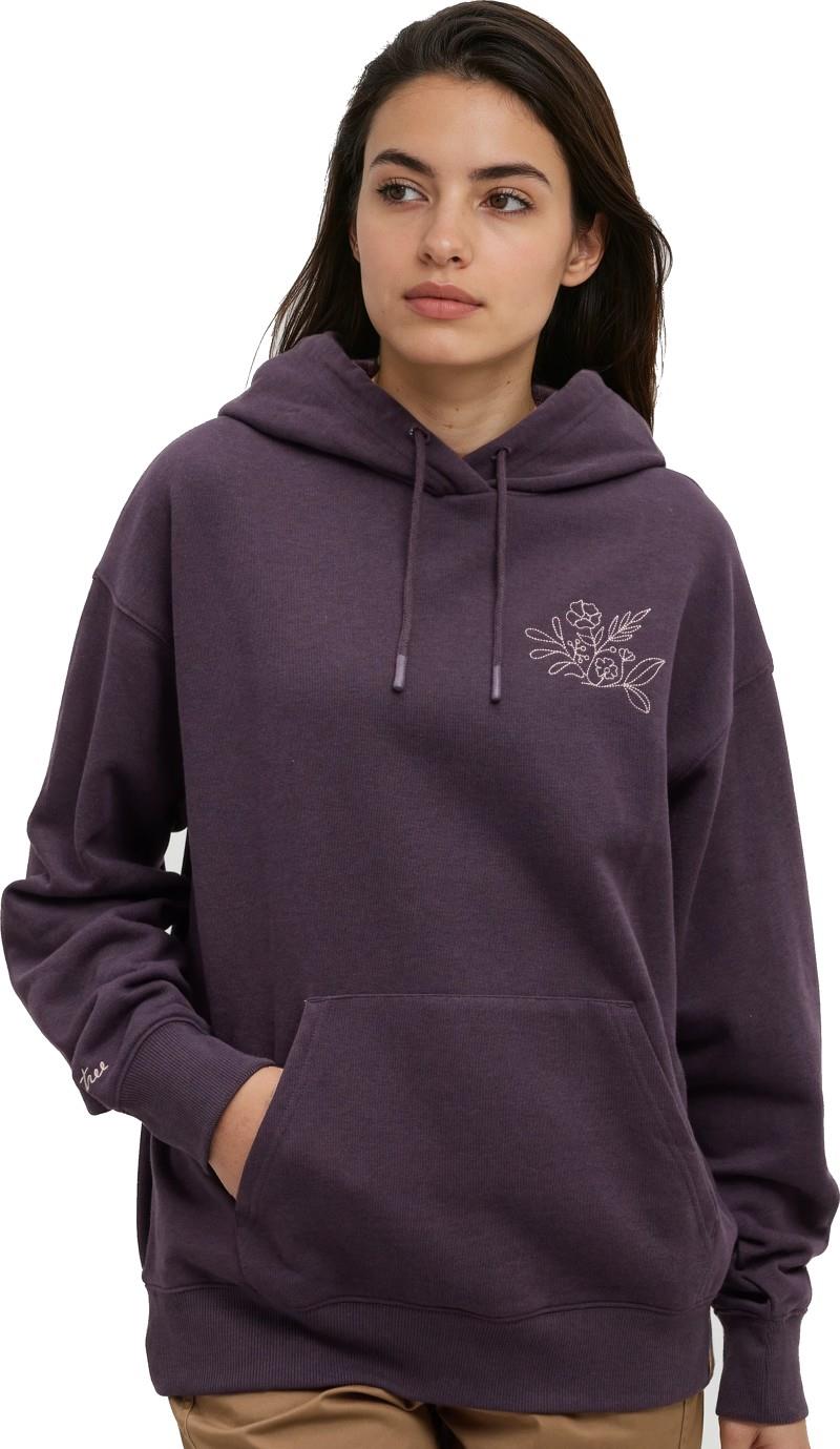 Field Foliage Hoodie - Womens - plum royale / pale oak 1