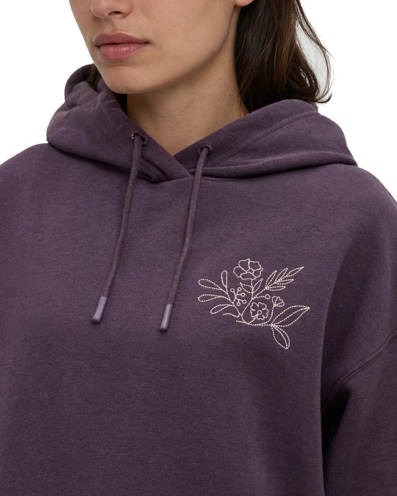 Field Foliage Hoodie - Womens - plum royale / pale oak 1