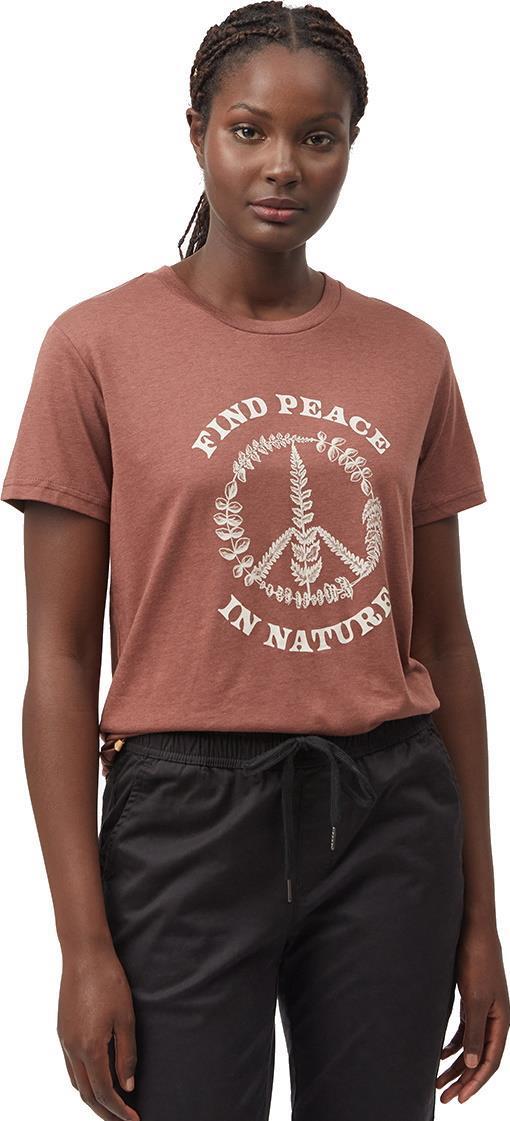 Find Peace T-Shirt - Womens - mesa red 1