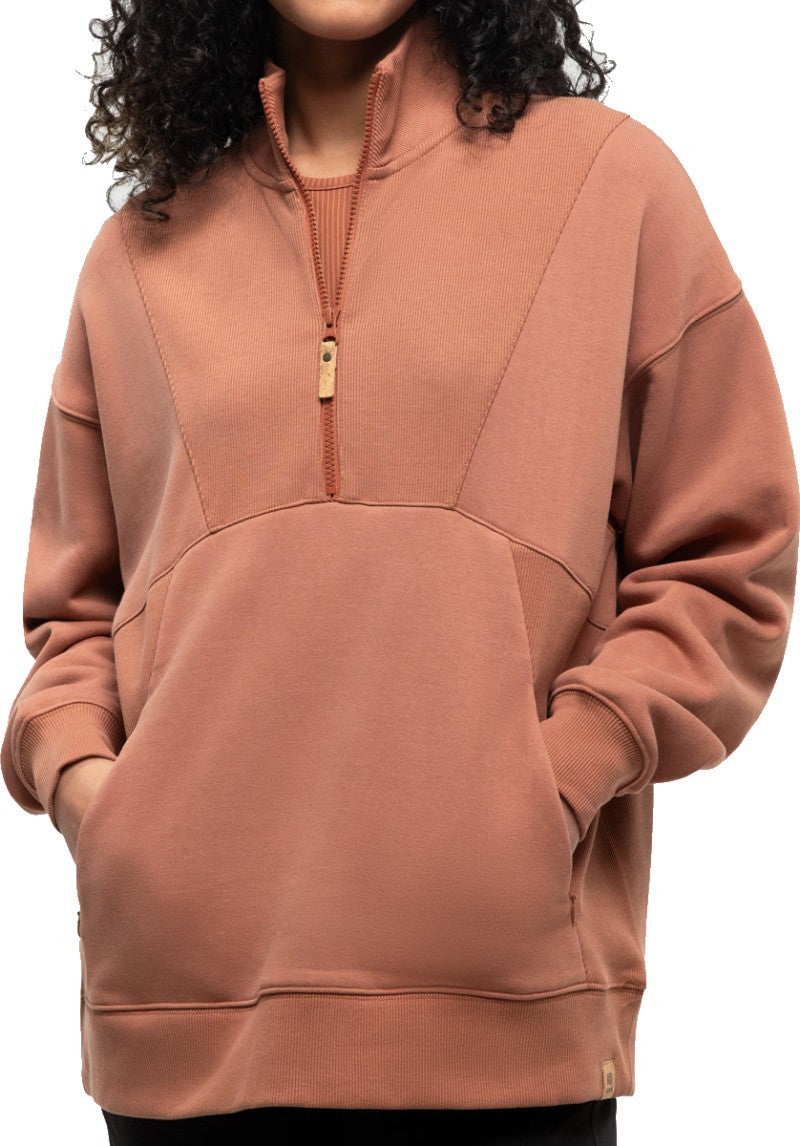 Finlayson 1/4 Zip - Womens - clay tile 1