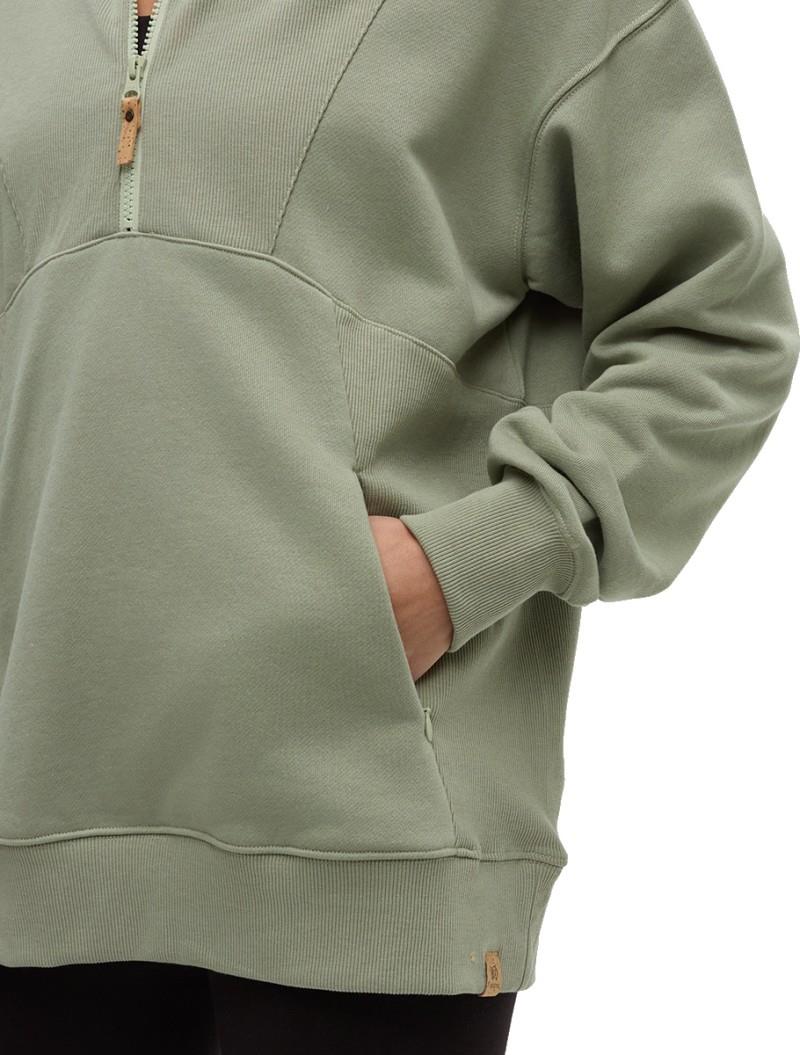Finlayson 1/4 Zip - Womens - light moss 1