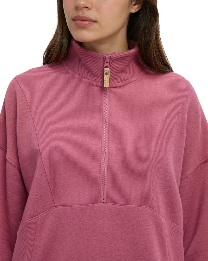 Finlayson 1/4 Zip - Womens - rosewood 1