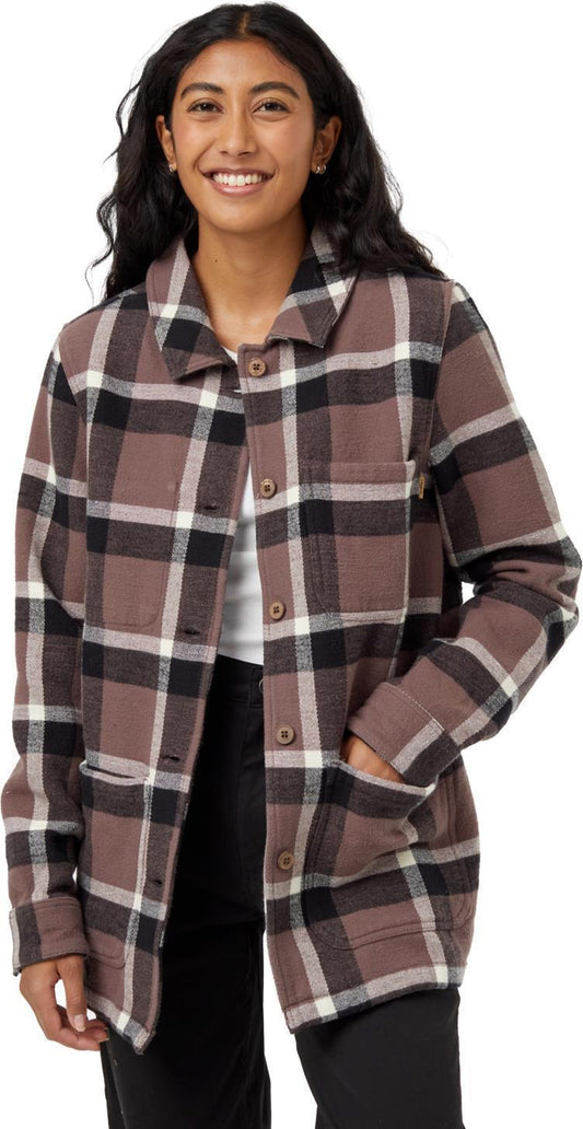 Flannel Utility Jacket - Womens - elkwood / modern plaid 1