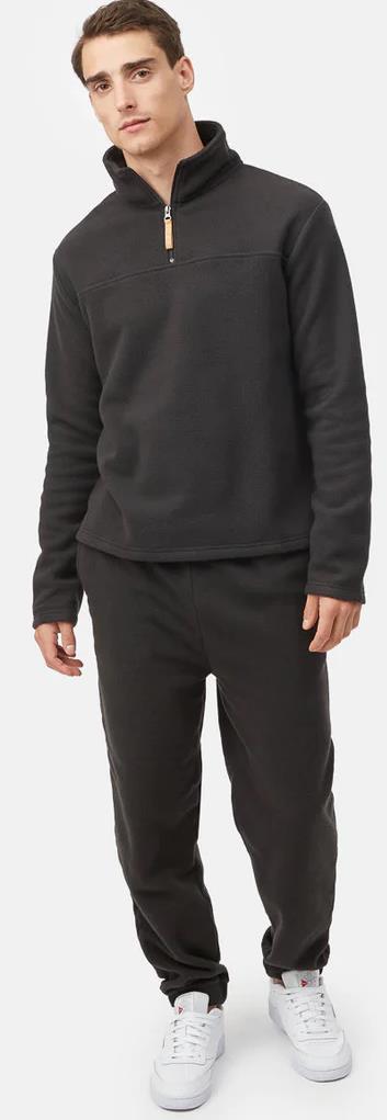 Fleece Sweatpants - Mens - meteorite black 1