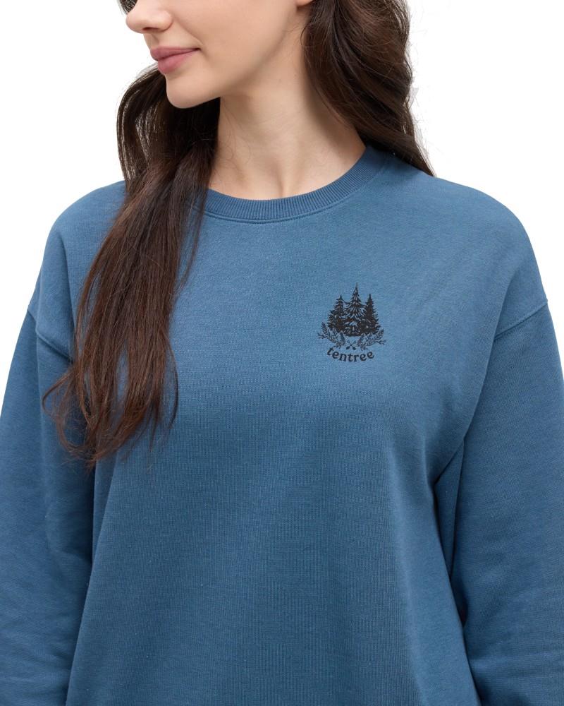 Floral Heritage Crew - Womens - blue horizon / meteorite black 1