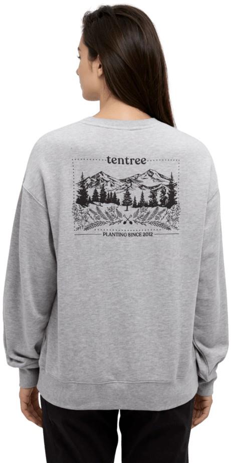 Floral Heritage Crew - Womens - harbour grey heather / meteorite black 1