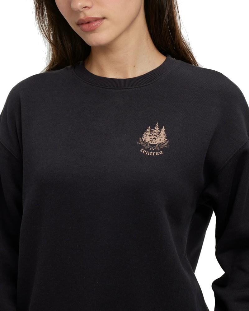 Floral Heritage Crew - Womens - meteorite black / hazelnut 1