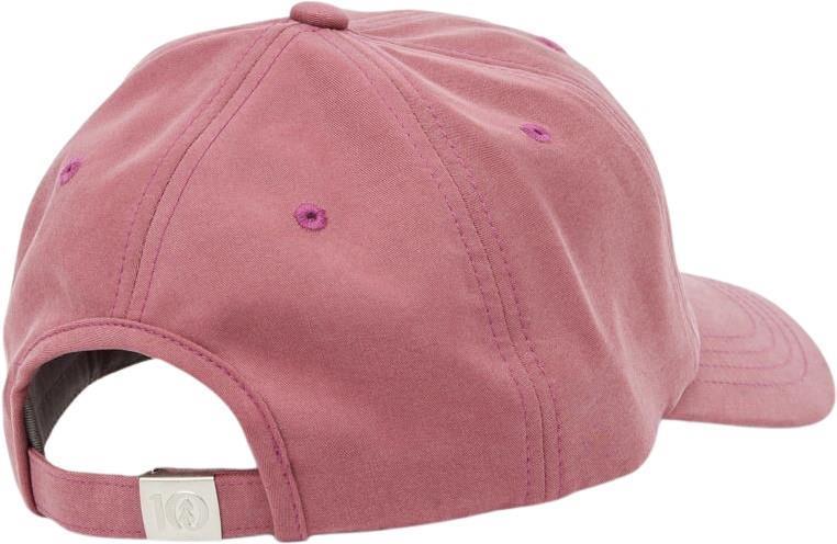 Flower Embroidery Peak Hat - Crushed Berry 2