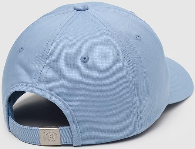 Flower Embroidery Peak Hat - lakeside blue / white oak 1