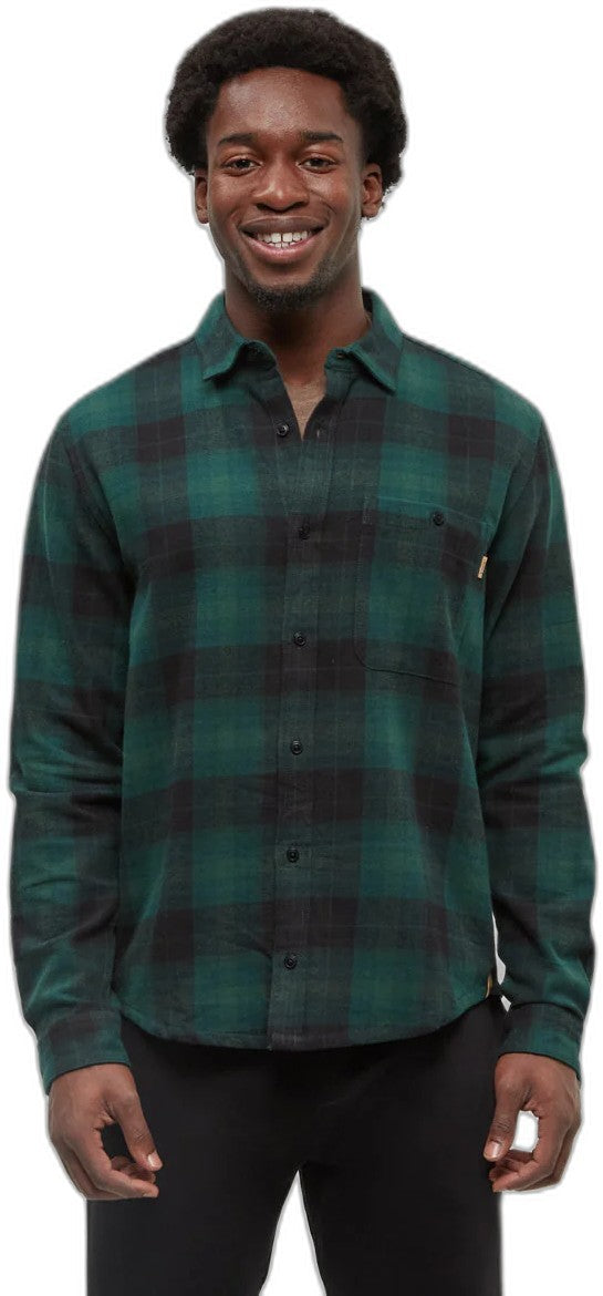 Forest Flannel Shirt - Mens - forest pine / storm plaid 1