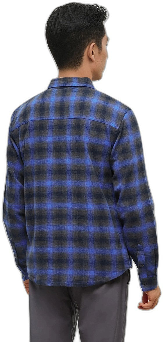 Forest Flannel Shirt - Mens - midnight blue / dusk plaid 1