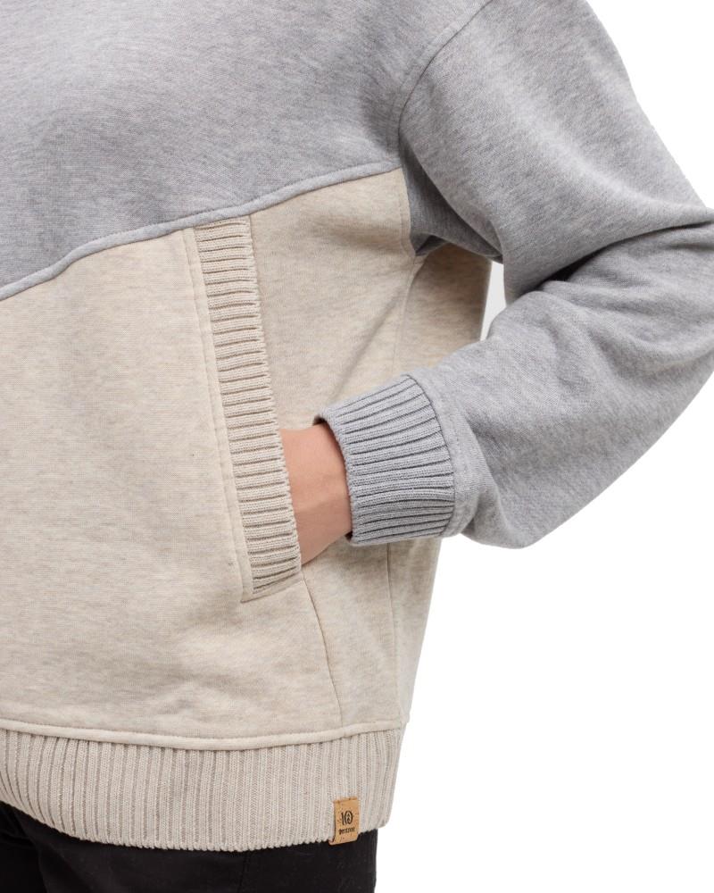 Foster Hoodie - Womens - harbour grey heather / pale oak heather 1