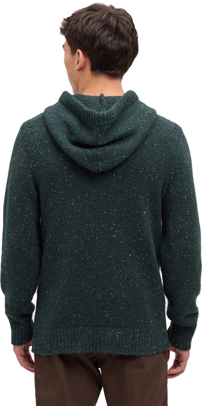 Fraser Fleck Sweater - Mens - dark forest green fleck 1