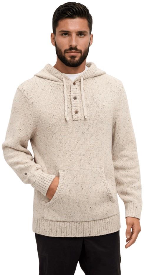 Fraser Fleck Sweater - Mens - pale oak heather fleck 1