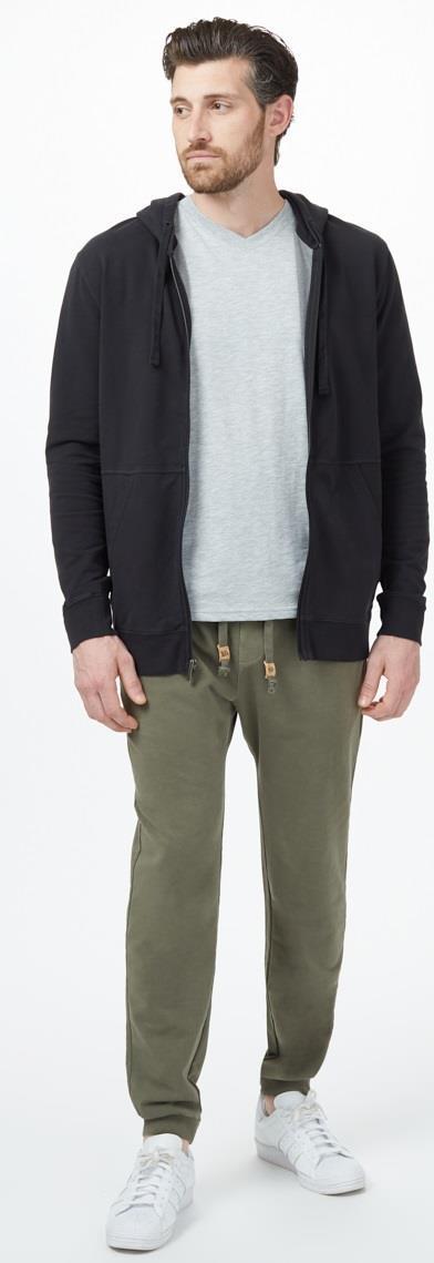 French Terry Atlas - Mens - olive night green 1