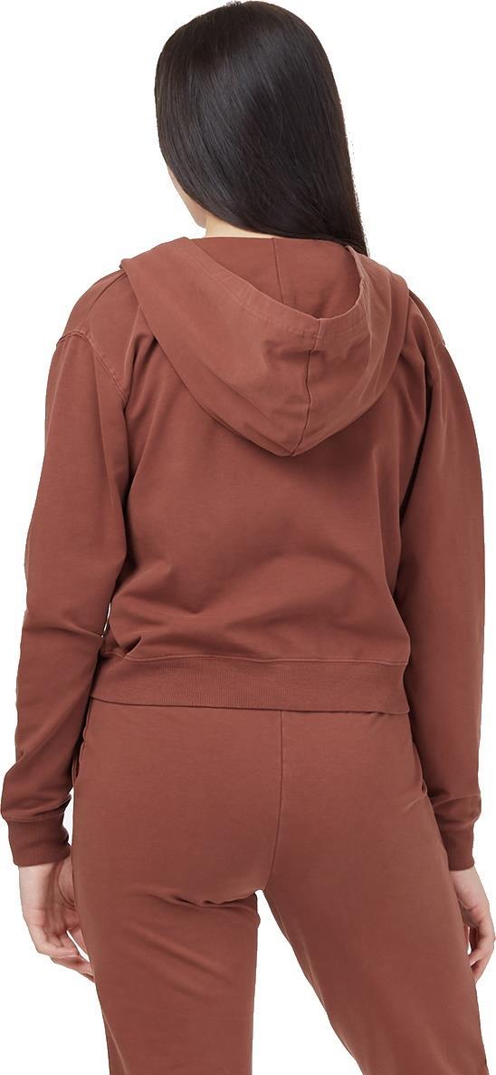 French Terry Boyfriend Zip Hoodie - Womens - cedar 1