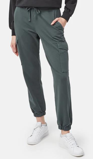 French Terry Cargo Fulton Jogger - Womens - urban green 1