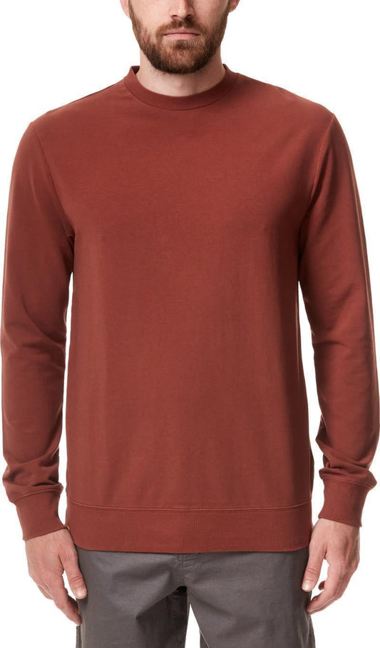 French Terry Classic Crew - Mens - Cherry Mahogany 1