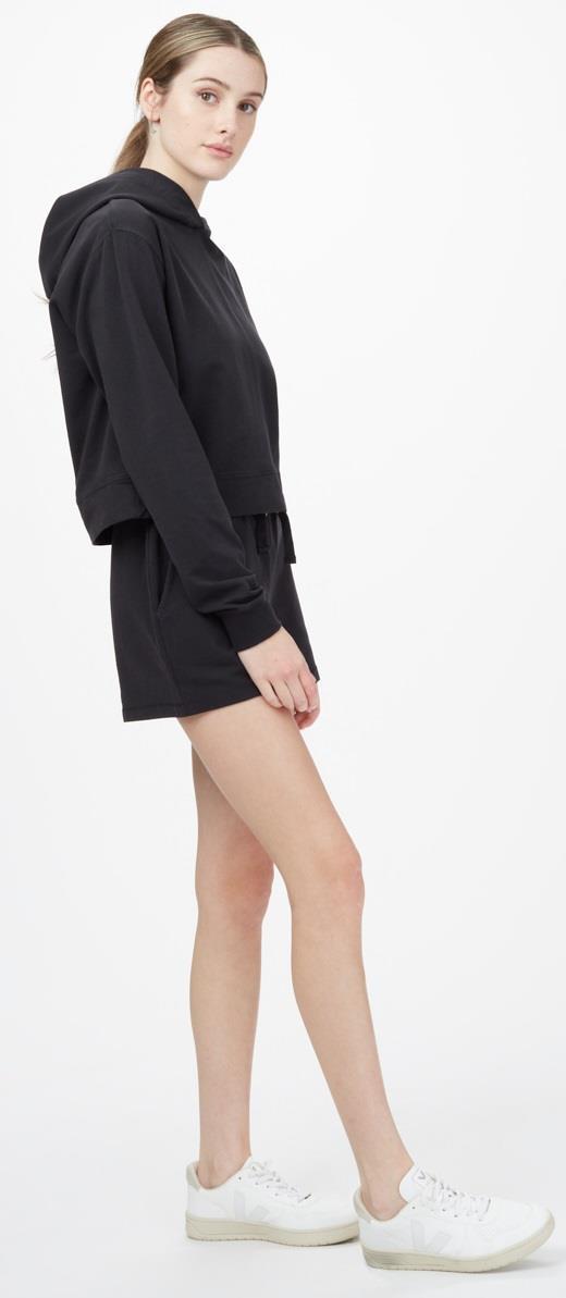 French Terry Fulton Shorts - Womens - jet black 1